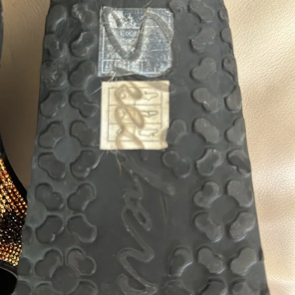 Skechers Cali Gear Leopard Shimmer Sandals - Picture 6 of 6